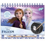 Set creativ de razuit si colorat Disney Frozen, Totum