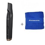 Trimmer pentru barba si par corporal Panasonic ER-GD61-K503 cu Prosop Cadou Panasonic Retur in 30 de zile