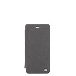 Pachet Xqisit Flap Cover Adour iPhone6plus/6splus stonebw - XQ23702 + Suport magnetic Tellur MCM3 pentru ventilatie, plastic, Negru