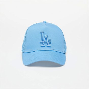 New Era Los Angeles Dodgers Tonal Mesh A-Frame Trucker Cap Light Blue