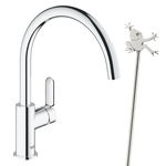 Baterie sanitara, Grohe, Crom