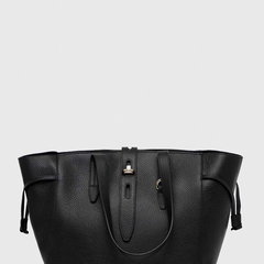 Furla, Geanta tote din piele Net, Negru