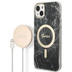 Set Profesional Guess pentru Iphone 14 Plus - Negru, Guess