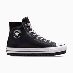 Converse, Tenisi din piele Chuck Taylor All Star Star City, Negru, 7.5