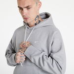 Hanorac Nike Nrg SoloSwoosh Hoodie Fleece Dk Grey Heather/ White, Nike