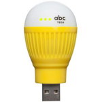 ABC TECH Bec Bulb USB Galben, ABC TECH