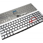 Tastatura Argintie HP NSK-XNESC layout US fara rama enter mic, HP