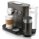 Nou! Espressor Nespresso-Delognhi Expert&Milk EN355.G, 2090 W, 19 bari, 1.1 l (Gri)