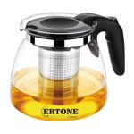 Ceainic sticla cu infuzor Ertone, 1100 ml, Ertone