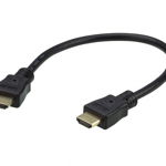 Cablu HDMI tata - HDMI tata, High Speed, ethernet, 4K , 0.3M , Aten, Negru, ICOC 2L-7DA3H