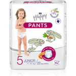 BELLA Baby Happy Pants Size 5 Junior scutece de unică folosință tip chiloțel 11-18 kg 22 buc, Bella Baby Happy