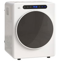HOMCOM Uscător de Rufe cu Evacuare, 3 KG, 1000W, Funcție Antișifonare, Funcție Sterilizare, Timer, Display LED Touch, Alb | Aosom Romania, HOMCOM HOMCOM Uscător de Rufe cu Evacuare, 3 KG, 1000W, Funcție Antișifonare, Funcție Sterilizare, Timer, Display LED Touch, Alb | Aosom Romania, HOMCOM