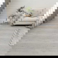 Gossi placi pardoseala autoadezive 55 buc. gri deschis pvc 5,11 m2, Gossi