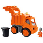 Masina de gunoi Big Power Worker Garbage Truck cu figurina, Big