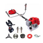 Motocoasa Blade Alpin 555, 2.5 kW, 3.4 CP, 52 CC, 254 mm, motor 2 timpi, tija 28 mm, 3200 rpm, 7 accesorii, Blade