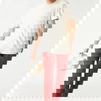 KOTON, Pantaloni crop regular fit, Bej deschis KOTON, Pantaloni crop regular fit, Bej deschis