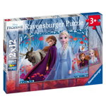 Puzzle frozen II 2x12 piese Ravensburger, Ravensburger