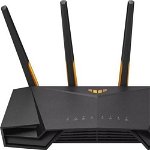 Router Wi-Fi Gigabit ASUS TUF-AX4200, Wi-Fi 6, Dual Band 574 + 3603 Mbps, negru