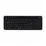 Tastatura wireless Smart TV Hama Uzzano 3.1 touchpad integrat Negru