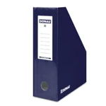 Suport vertical pentru cataloage, A4 - 10cm latime, din carton laminat, DONAU - bleumarin, Donau