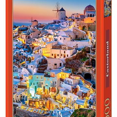 Puzzle Castorland, 1000 piese, Santorini Lights 103522 Puzzle Castorland, 1000 piese, Santorini Lights 103522