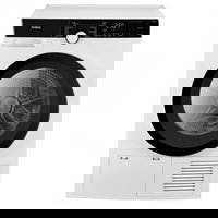 Uscator de rufe Samus SKDC-830, 8 Kg, Clasa energetica B, Afisaj Electronic, Tip uscare Condensare, 16 Programe, Programe Camasi/Lenjerie de pat/ Blugi/Sport/Reimprospatare, Avertizare sonora, Memorare program favorit, Alb