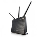 Router wireless asus rt-ac68u, ac1900, wi-fi 5, dual-band, gigabit