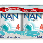Pachet promo lapte praf Nan Optipro 4, 2 x 800 g Pachet promo lapte praf Nan Optipro 4, 2 x 800 g