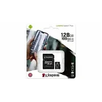Card de memorie Kingston Canvas Select Plus microSDHC 128GB, Class 10 si Adaptor