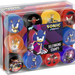 Set 12 stampile cu Sonic Prime ,cu tus propriu, Totum