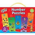 Puzzle cu numere (3 piese), Galt, 2-3 ani +, Galt