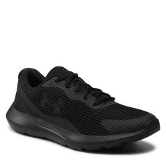 Under Armour, Pantofi cu aplicatie logo pentru alergare Surge 3, Alb optic, Bleumarin, 7.5 Under Armour, Pantofi cu aplicatie logo pentru alergare Surge 3, Alb optic, Bleumarin, 7.5