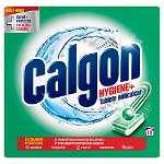 Tablete anticalcar cu rol de igienizare pentru masina de spalat CALGON Hygiene+, 15 spalari