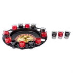 Joc Ruleta cu 16 pahare de shot, rosu - negru / CC145, Z-TOOLS