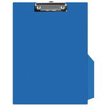 Clipboard simplu A4, plastifiat PVC, Q-Connect - albastru, Q-CONNECT