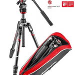 Manfrotto Befree Advanced Live Carbon - Trepied cu Twist si Cap Video