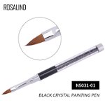 Pensula Rosalind Professional Nail Art Black, 