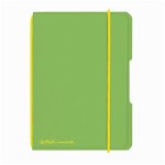 Caiet Herlitz My.Book Flex A6 40F Patratele Verde Deschis Transparent Cu Logo Galben, Herlitz