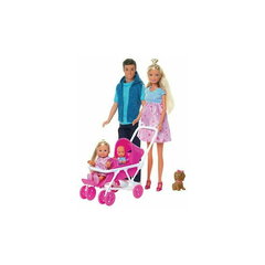 SET STEFFI LOVE FAMILIE CU COPILAS NOU-NASCUT SURPRIZA, Simba