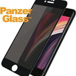 Sticlă securizată PanzerGlass pentru iPhone 6/6s/7/8 /SE 2020 Carcasa prietenoasă Confidențialitate Negru, PanzerGlass