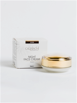 Night face cream for face, neck, and décolletage, Calinachi
