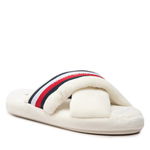 Tommy Hilfiger Papuci de casă Comfy Home Slippers With Straps FW0FW06888 Bej, Tommy Hilfiger