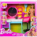 Set de Joaca Barbie I Can Be, Sirena la Coafor cu Accesorii, 10piese, Mattel