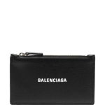 Balenciaga BALENCIAGA Cash leather coin case BLACK, Balenciaga