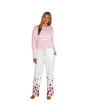 Imbracaminte Femei Wildfox Wake Up Prosecco Set Orchid PinkMulti, Wildfox