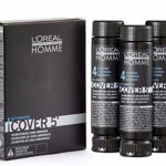 L'Oreal Professionnel Homme Vopsea gel demipermanenta fara amoniac nr. 4 Medium Brown 3 x 50ml