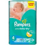 Scutece Pampers Active Baby 4 Maxi Jumbo Pack 70 buc