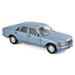 Macheta Auto Norev, Mercedes-Benz 560 SEL 1990 - Pearl Blue metallic 1:18, Norev
