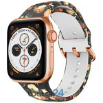 Curea silicon compatibila Apple Watch versiune 1/2/3/4/5/6 (42/44mm) V13, SMARTECH