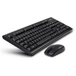 Kit tastatura si mouse a4tech fstyler fg10+fgk10, wireless, negru portocaliu, fg1010 orange